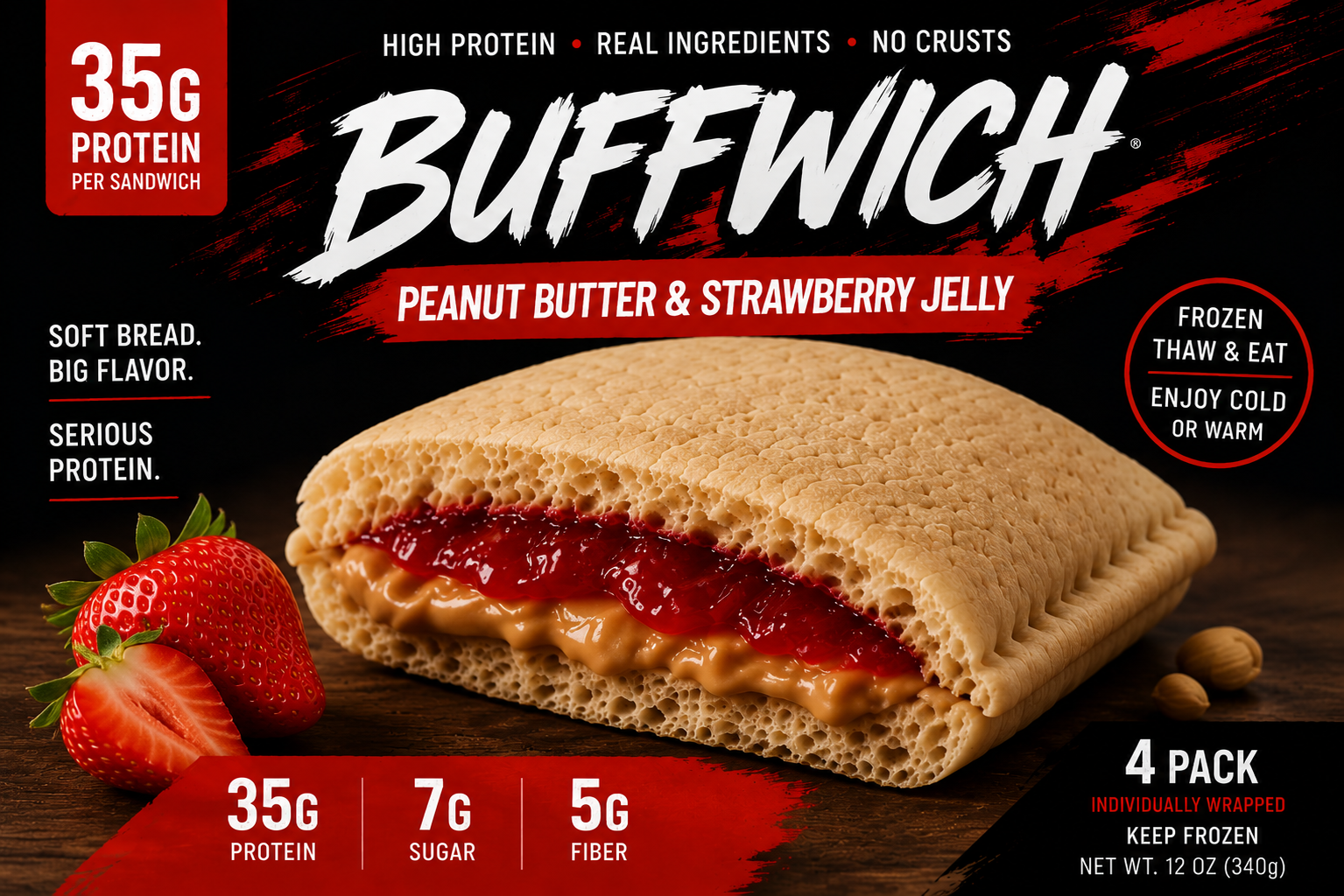 Peanut Butter + Strawberry Jelly